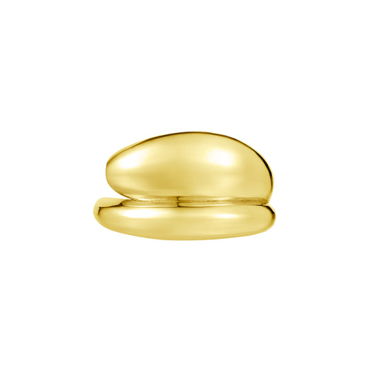 Dome Wrap Ring - Yellow Gold - Main Img