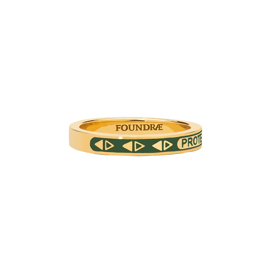 Foundrae Protection Band Ring - Rings - Broken English Jewelry