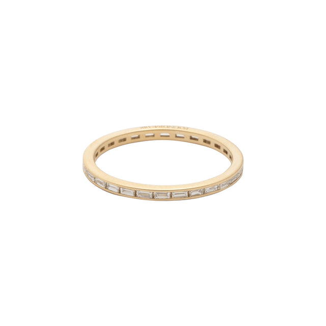 Foundrae Diamond Baguette Eternity Band - Broken English Jewelry