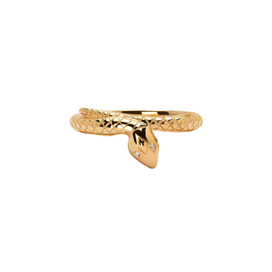 Foundrae Snake Bookend Band - Rings - Broken English Jewelry