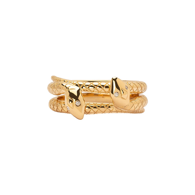 Foundrae Snake Bookend Bands - Broken English Jewelry