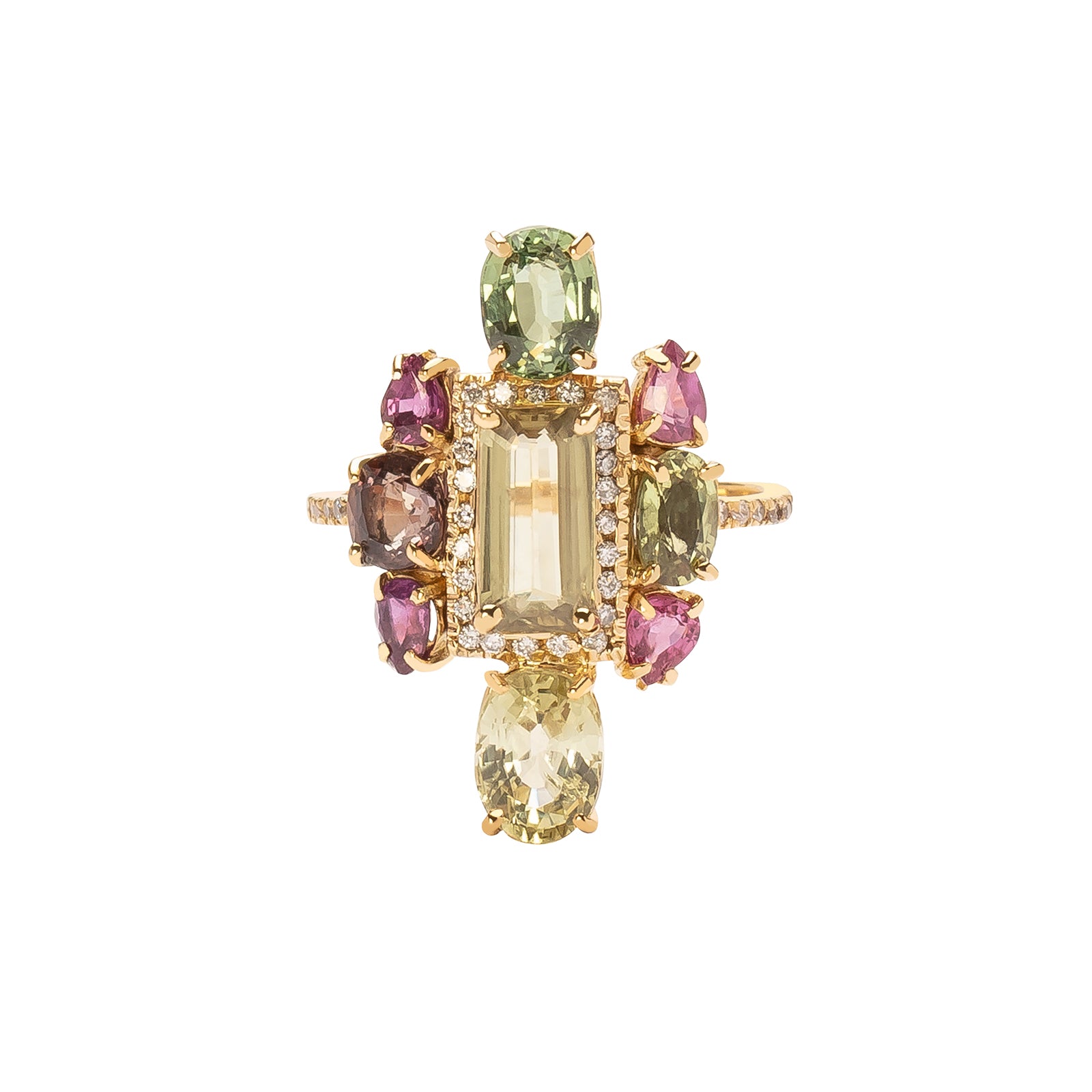 Xiao Wang Galaxy Ring - Colored Sapphire - Rings - Broken English Jewelry