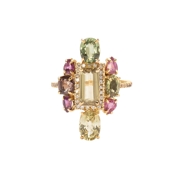 Xiao Wang Galaxy Ring - Colored Sapphire - Rings - Broken English Jewelry