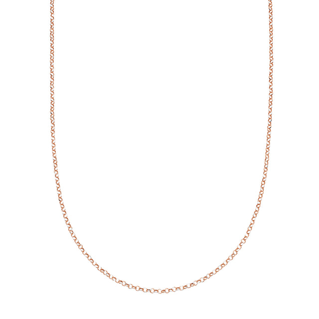 Loquet 32" Rolo Chain - Rose Gold - Necklaces - Broken English Jewelry