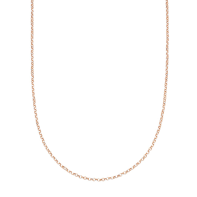 Loquet 18" Rolo Chain - Rose Gold - Necklaces - Broken English Jewelry
