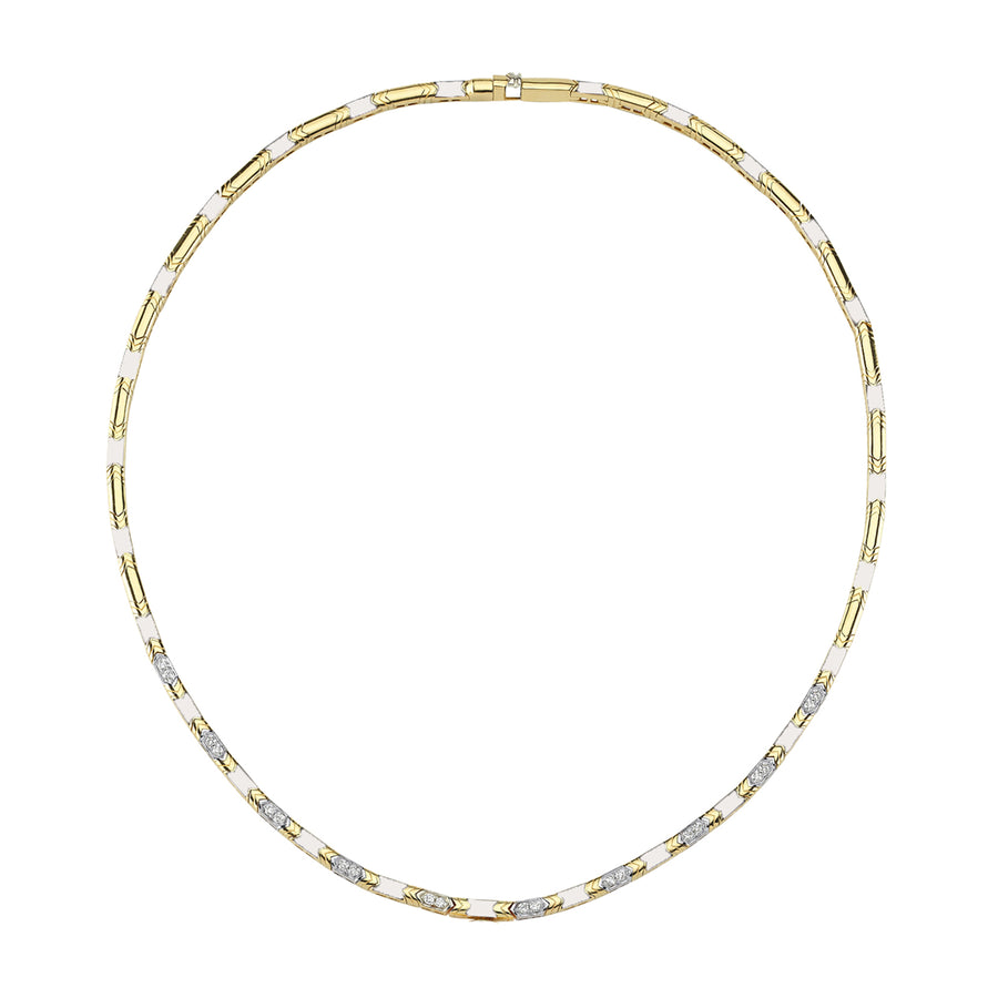 Melis Goral Mother of Pearl Reflection Necklace - Necklaces - Broken English Jewelry