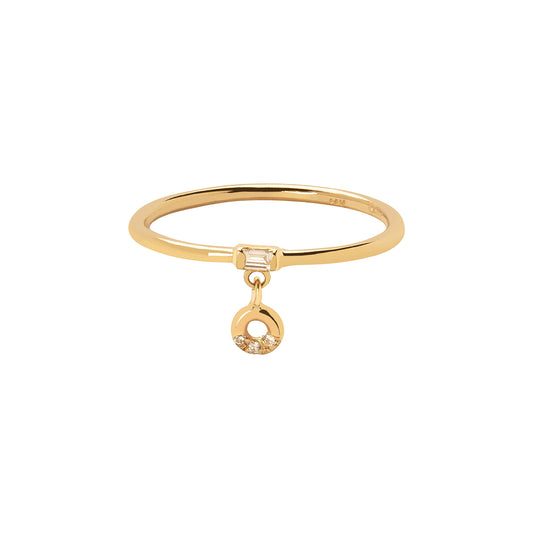 Gravity Gold Circle Ring - Main Img
