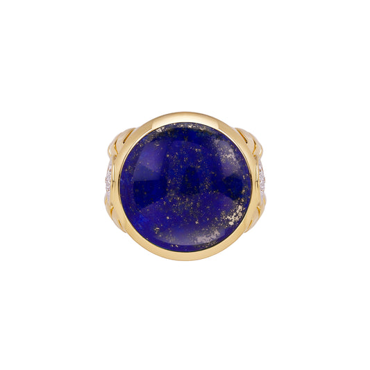 Soleil Large Ring - Lapis