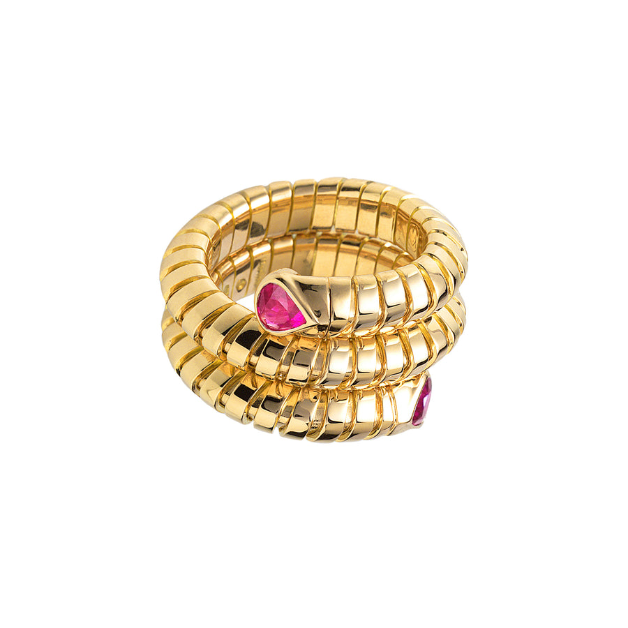 Marina B Trisola Ring - Ruby - Broken English Jewelry