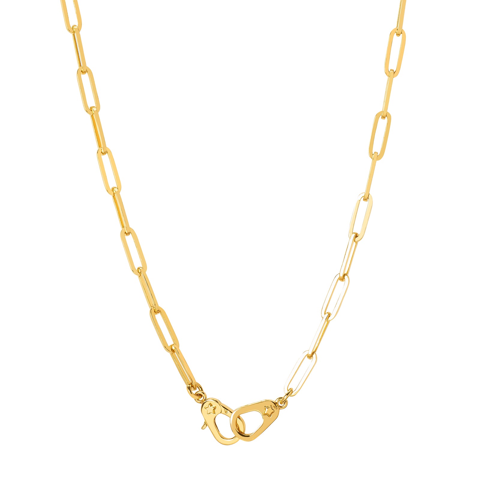 Foundrae Sister Hook Classic FOB Clip Necklace - 16" - Necklaces - Broken English Jewelry