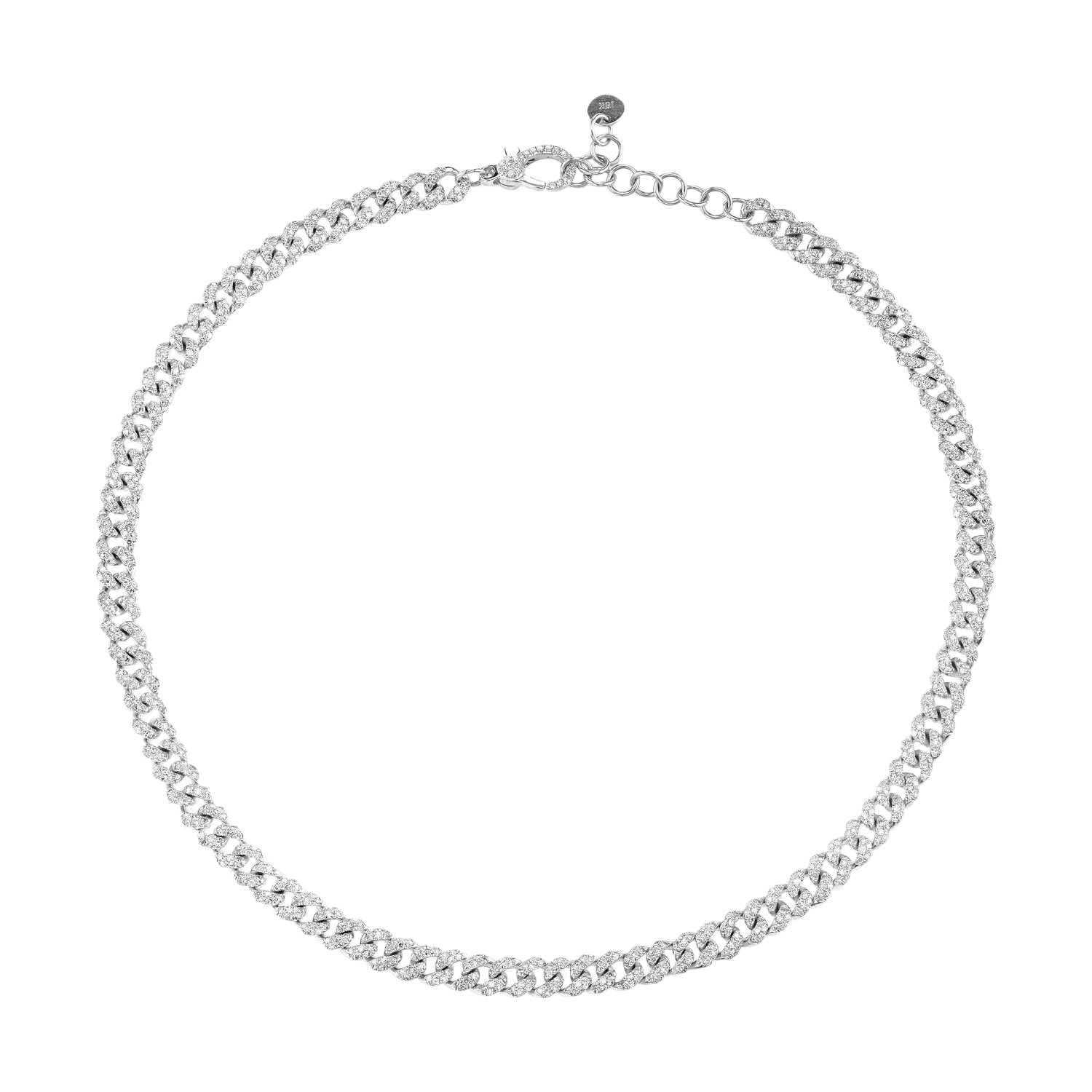 SHAY Mini Pave Link Choker - Broken English Jewelry