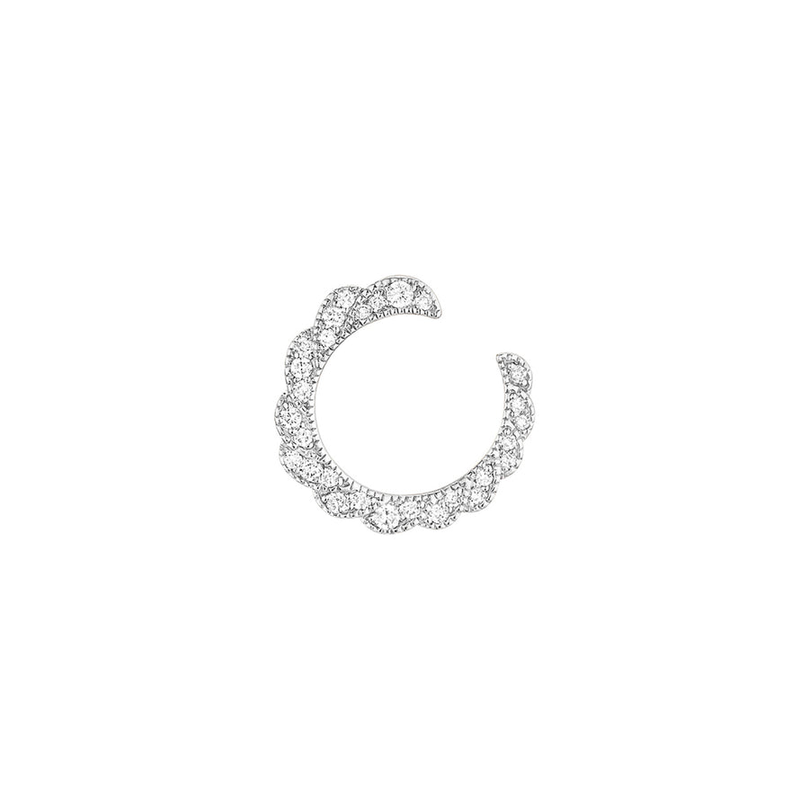 Stone Paris Ama Earring - White Gold - Broken English Jewelry