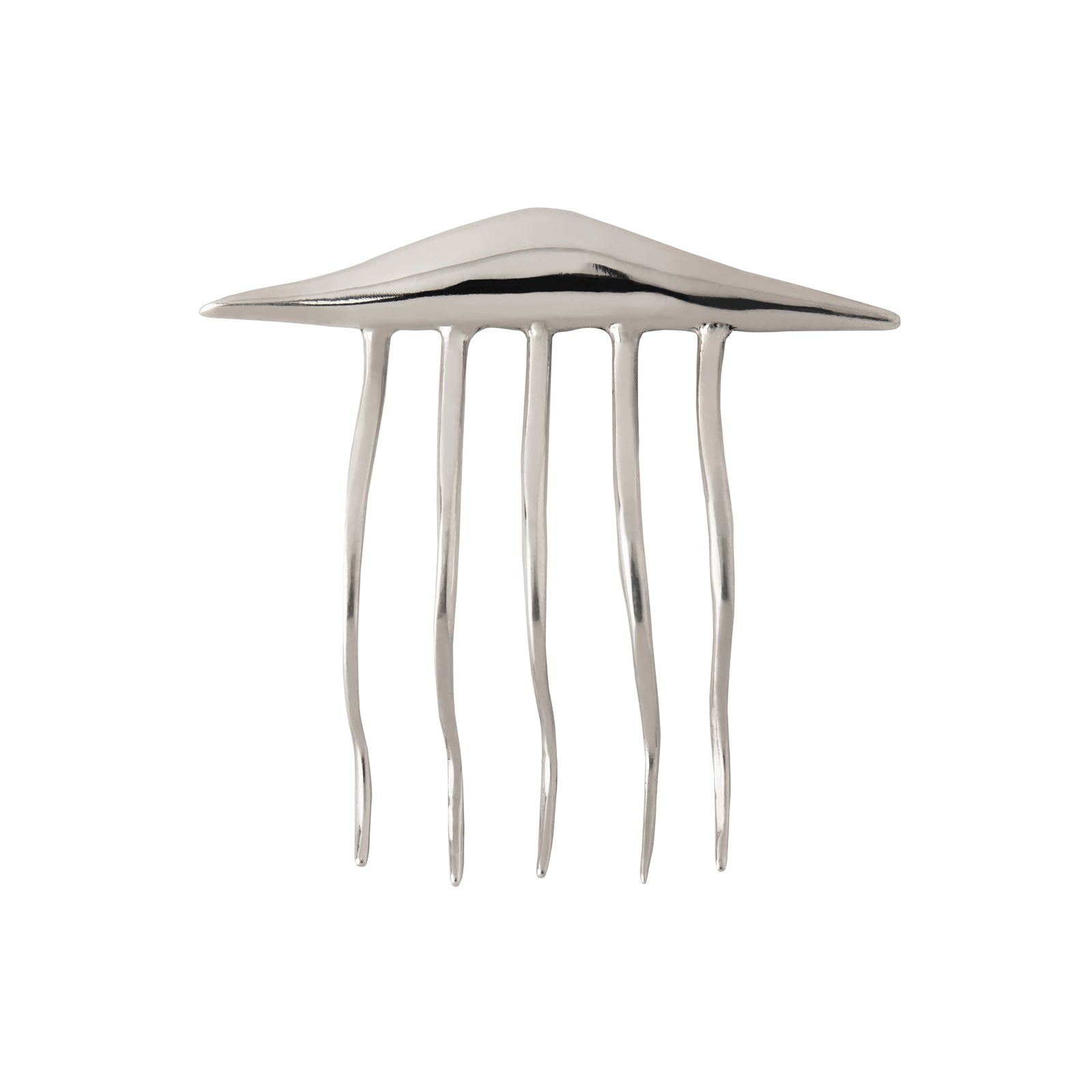 Ariana Boussard-Reifel Obi Hair Comb - Silver - Broken English Jewelry