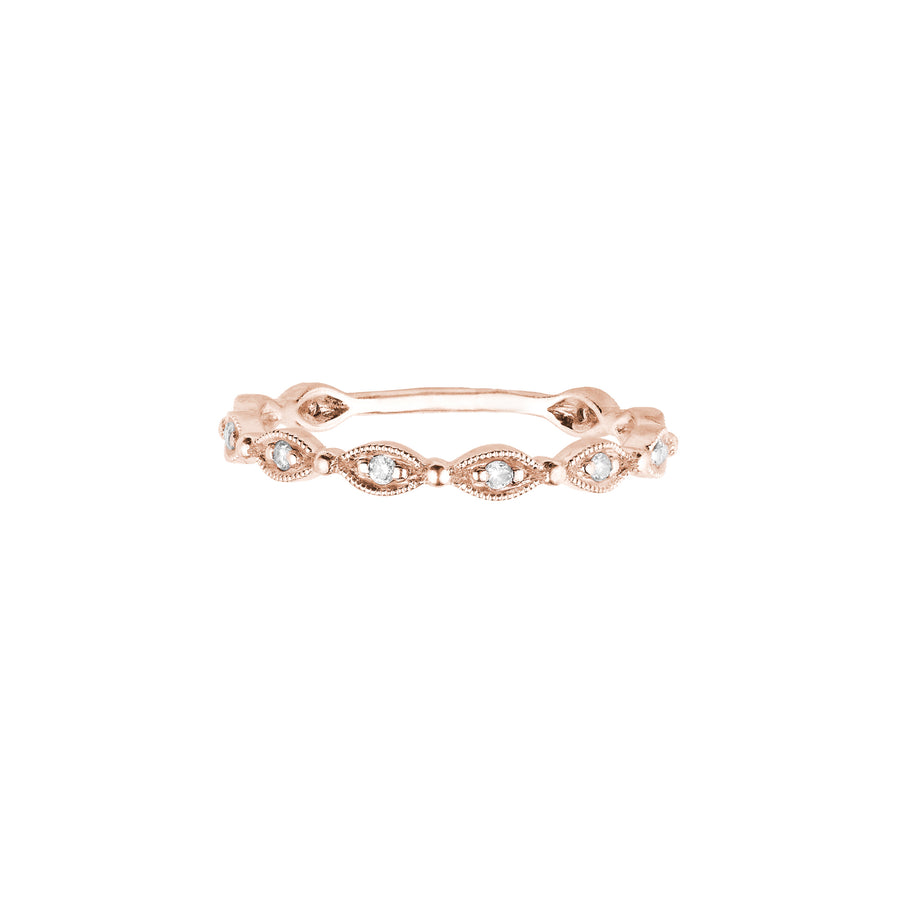 Stone Paris Yasmine Ring - Rose Gold - Rings - Broken English Jewelry