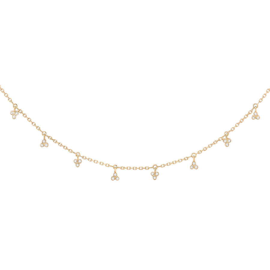 Stone Paris Volupte Diamond Necklace - Yellow Gold - Necklaces - Broken English Jewelry
