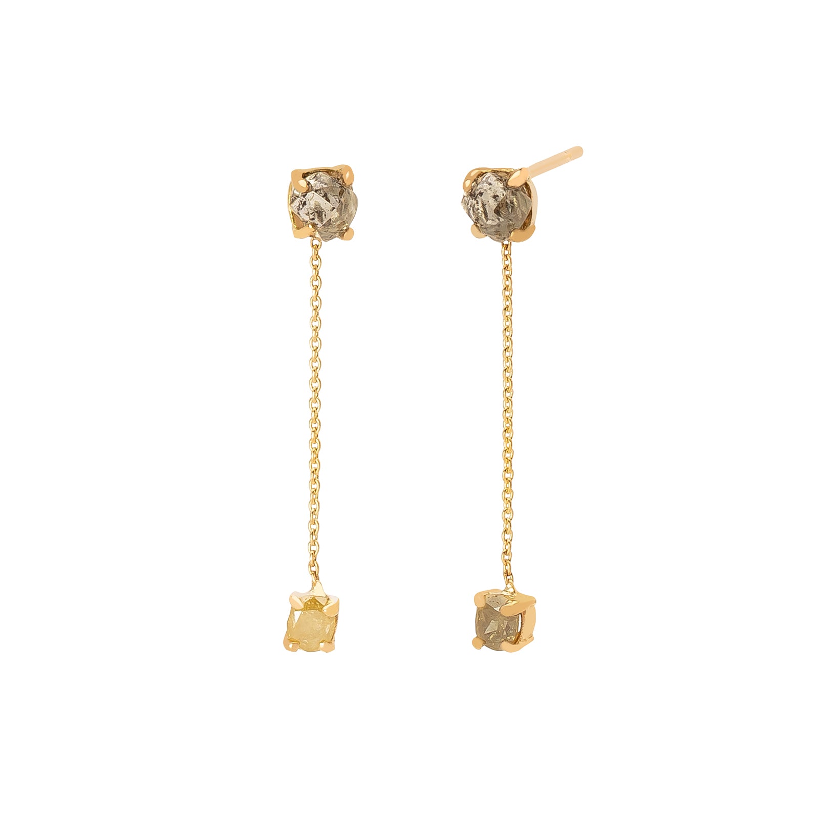 Xiao Wang Stardust Chain Drop Earrings - Broken English Jewelry