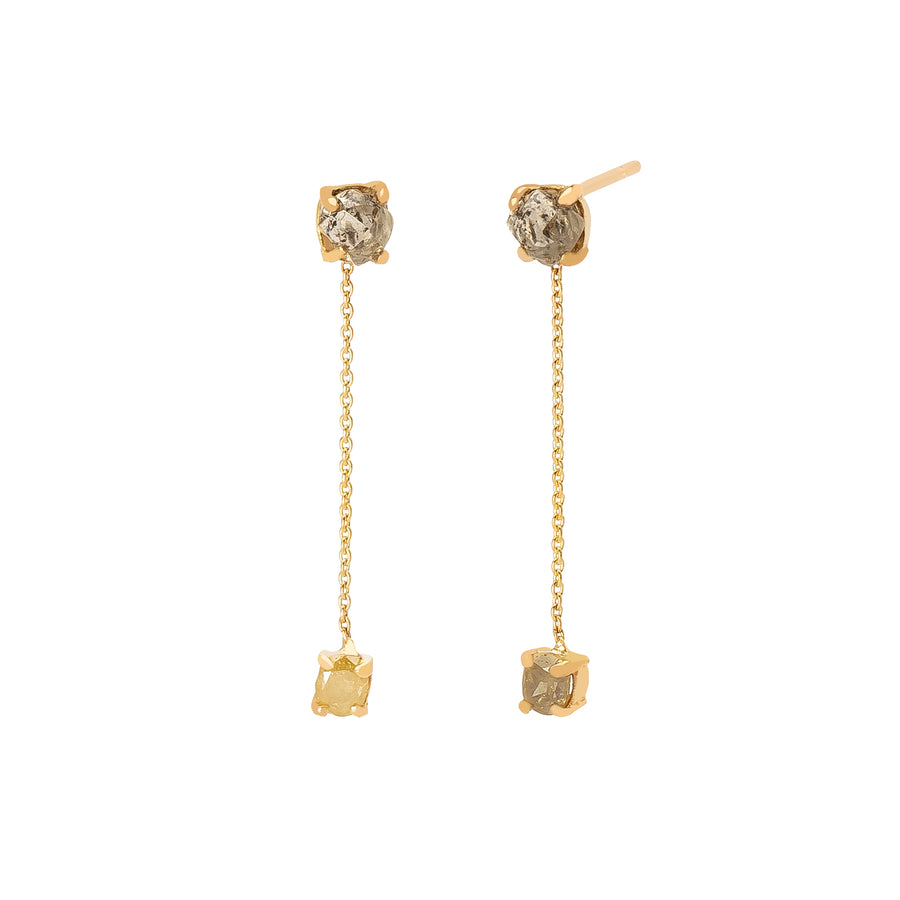 Xiao Wang Stardust Chain Drop Earrings - Broken English Jewelry