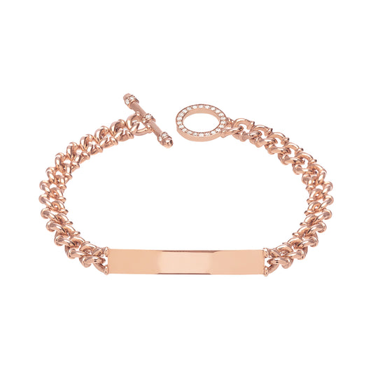 Tag Bracelet - Rose Gold - Main Img