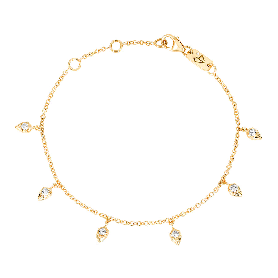 Carbon & Hyde Lily Bracelet - Yellow Gold - Bracelets - Broken English Jewelry