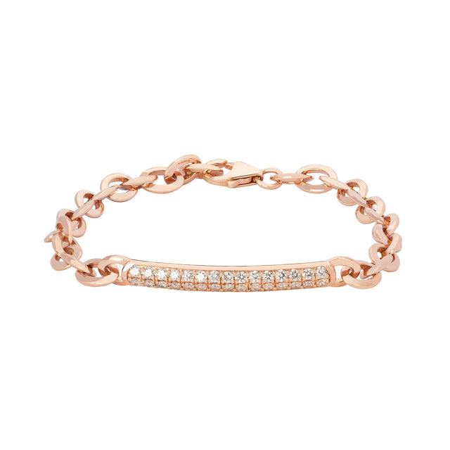 Carbon & Hyde Mini Pantheon Bracelet - Rose Gold - Broken English Jewelry