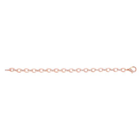 Oval Link Bracelet - Rose Gold