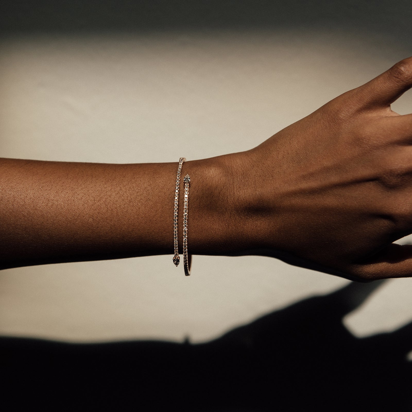 Carbon & Hyde Neptune Bangle - Yellow Gold - Bracelets - Broken English Jewelry