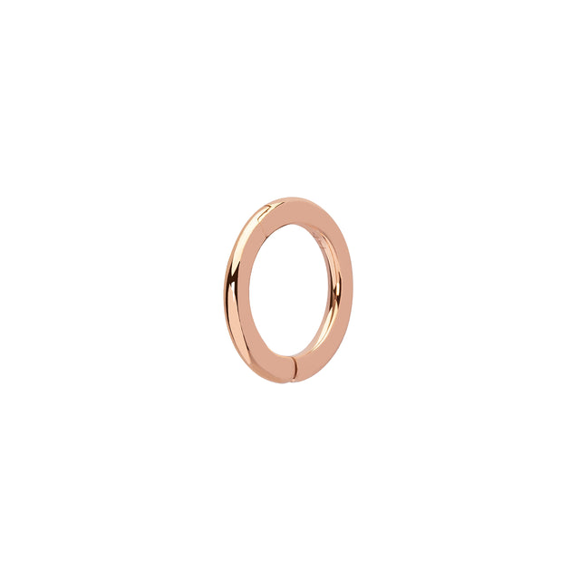 Trouver Solid Round Huggie 5mm - Rose Gold - Earrings - Broken English Jewelry