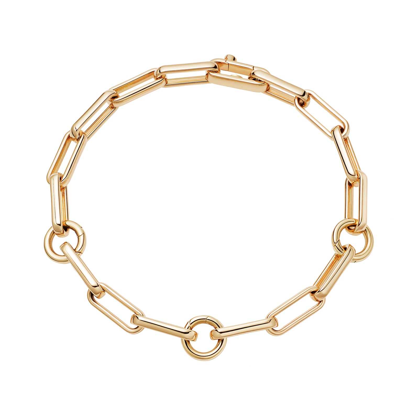 Loquet Tri Link Bracelet - Bracelets - Broken English Jewelry – Broken ...