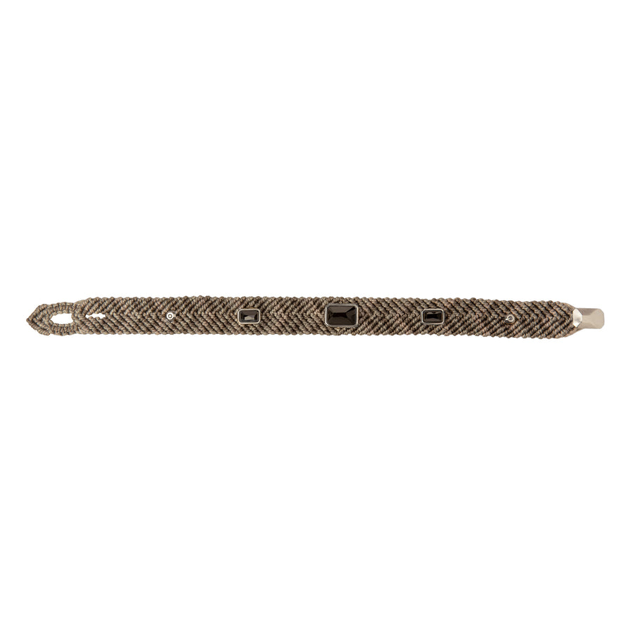Maqé 15mm Safari Bracelet - Black Jade - Bracelets - Broken English Jewelry