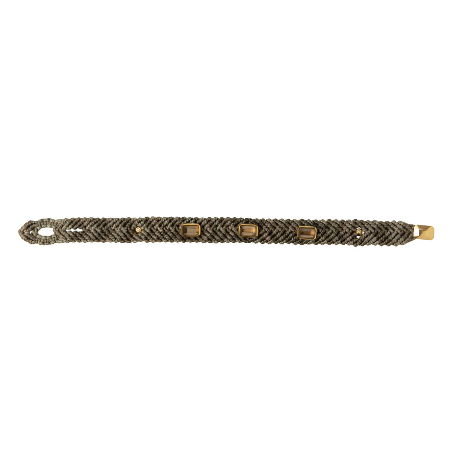 Maqé 10mm Safari Bracelet - Smoky Quartz - Bracelets - Broken English Jewelry