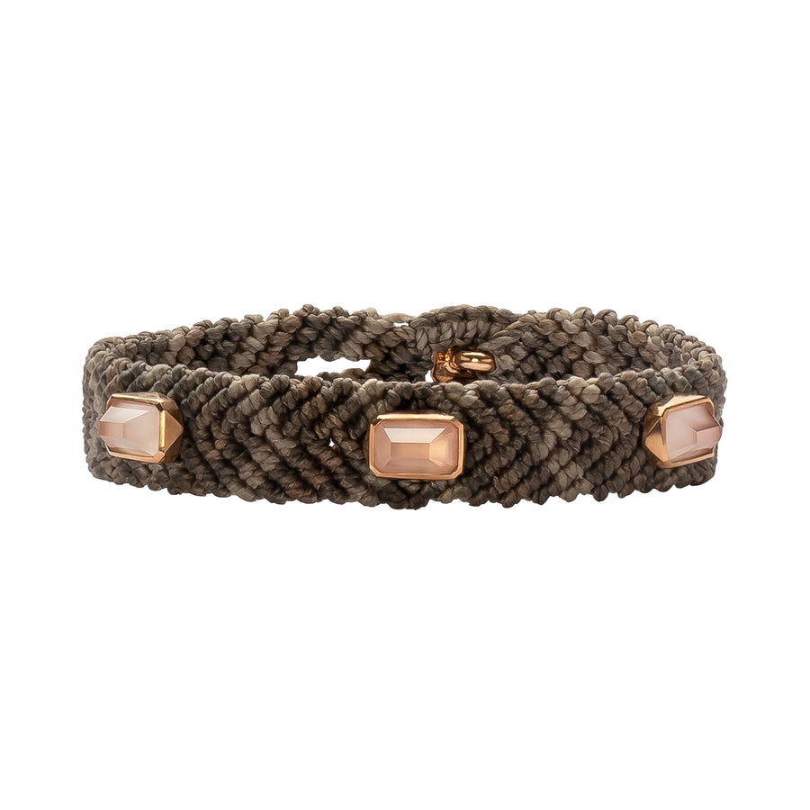 Maqé 10mm Safari Bracelet - Rose Quartz - Bracelets - Broken English Jewelry