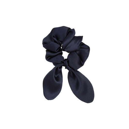 Navy Hair Scrunchie - Main Img