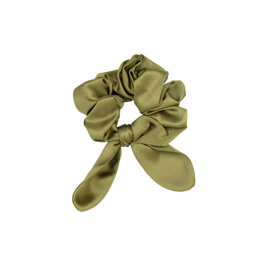 Olive Hair Scrunchie - Main Img