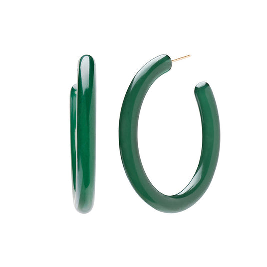 Large Hunter Acrylic Hoops - Main Img