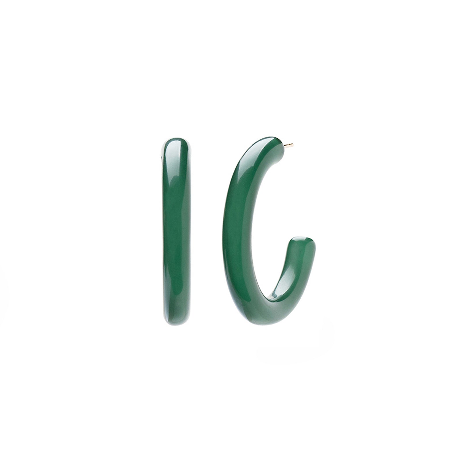 Trouver Small Hunter Acrylic Hoops - Earrings - Broken English Jewelry