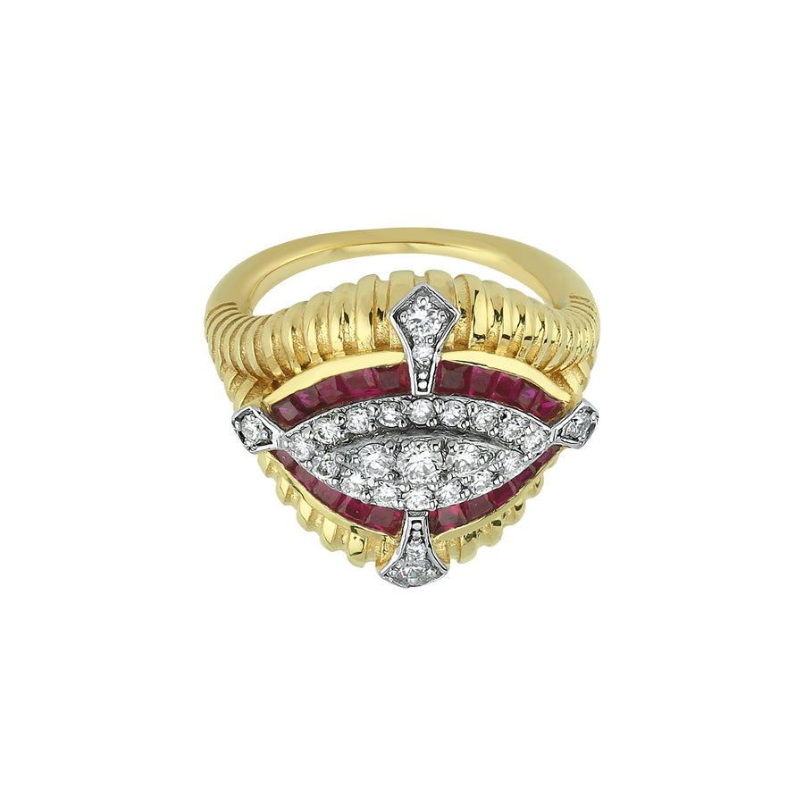 Melis Goral Ruby Vibe Ring - Rings - Broken English Jewelry