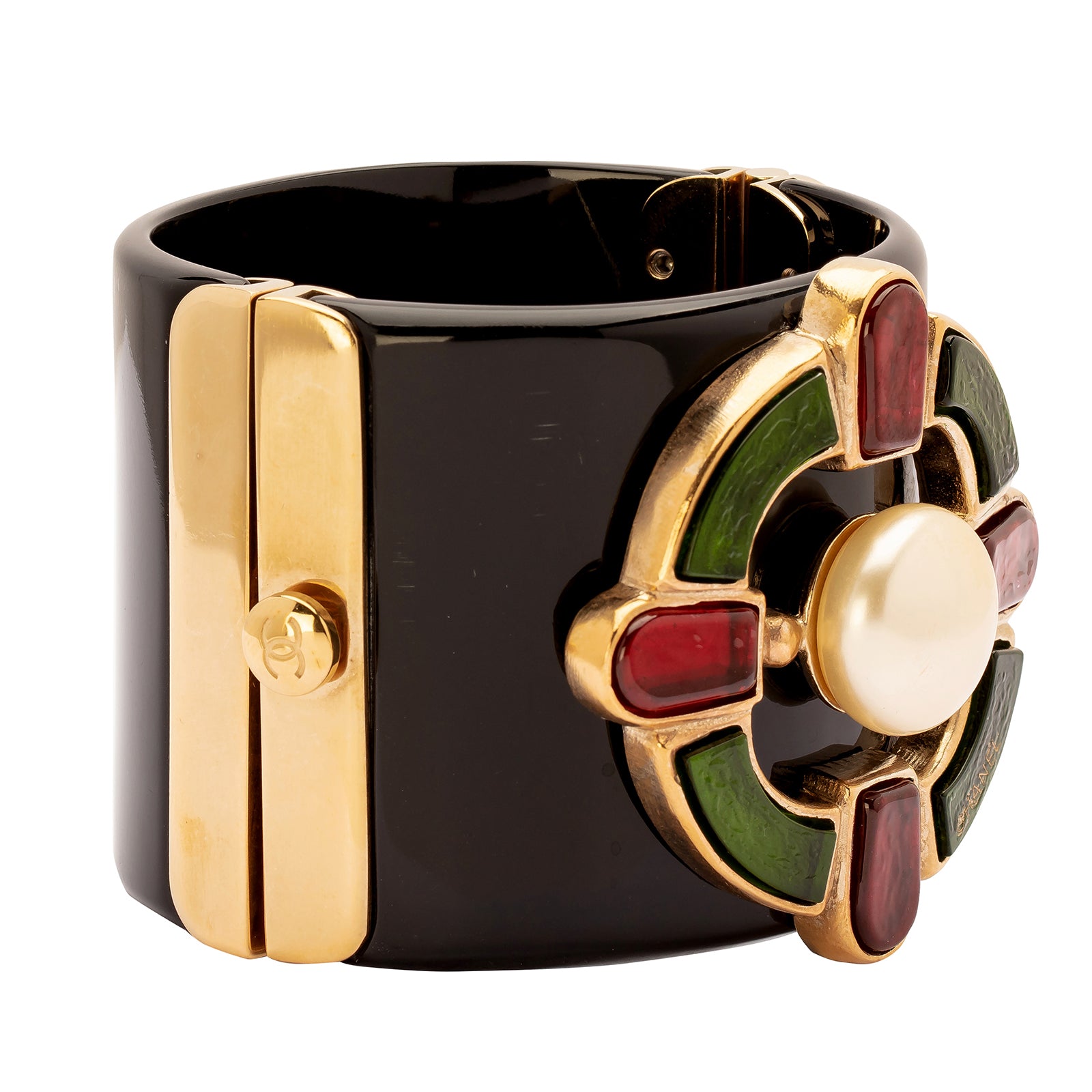 Chanel camellia bracelet gold - Gem
