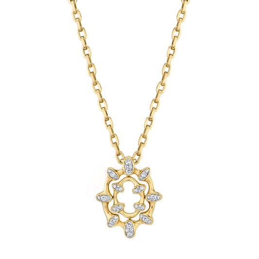 Chrona Diamond Pendant Necklace - Main Img