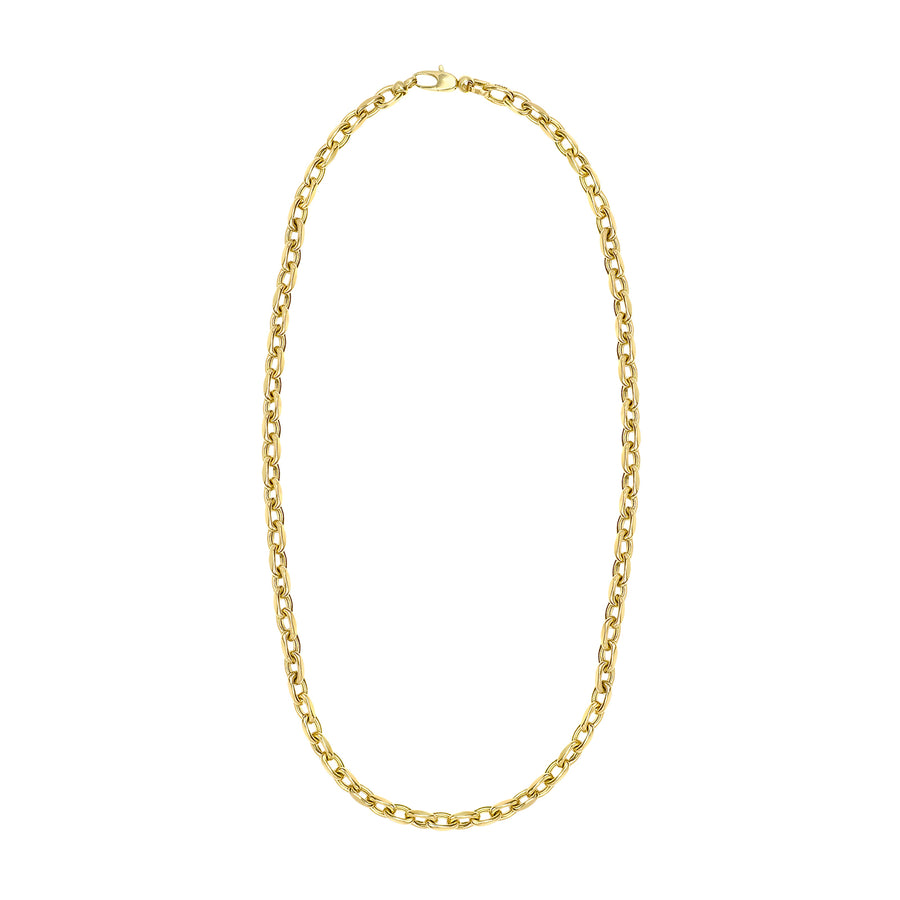 VRAM Short Graduated Oval Lynk Chain - 16" - Necklaces - Broken English Jewelry