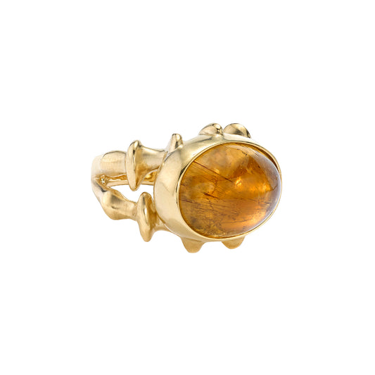 One Of A Kind Chrona II Ring - Yellow Tourmaline