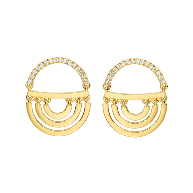 Cadar Twin Drop Earrings - Broken English Jewelry