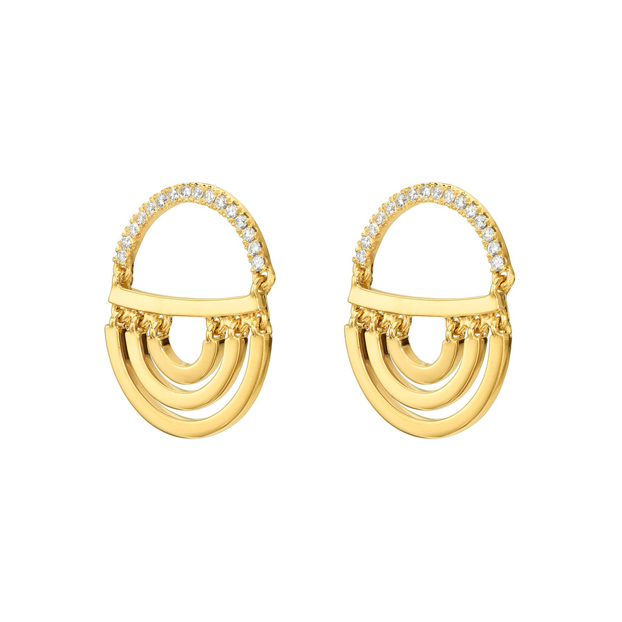Cadar Twin Drop Earrings - Broken English Jewelry