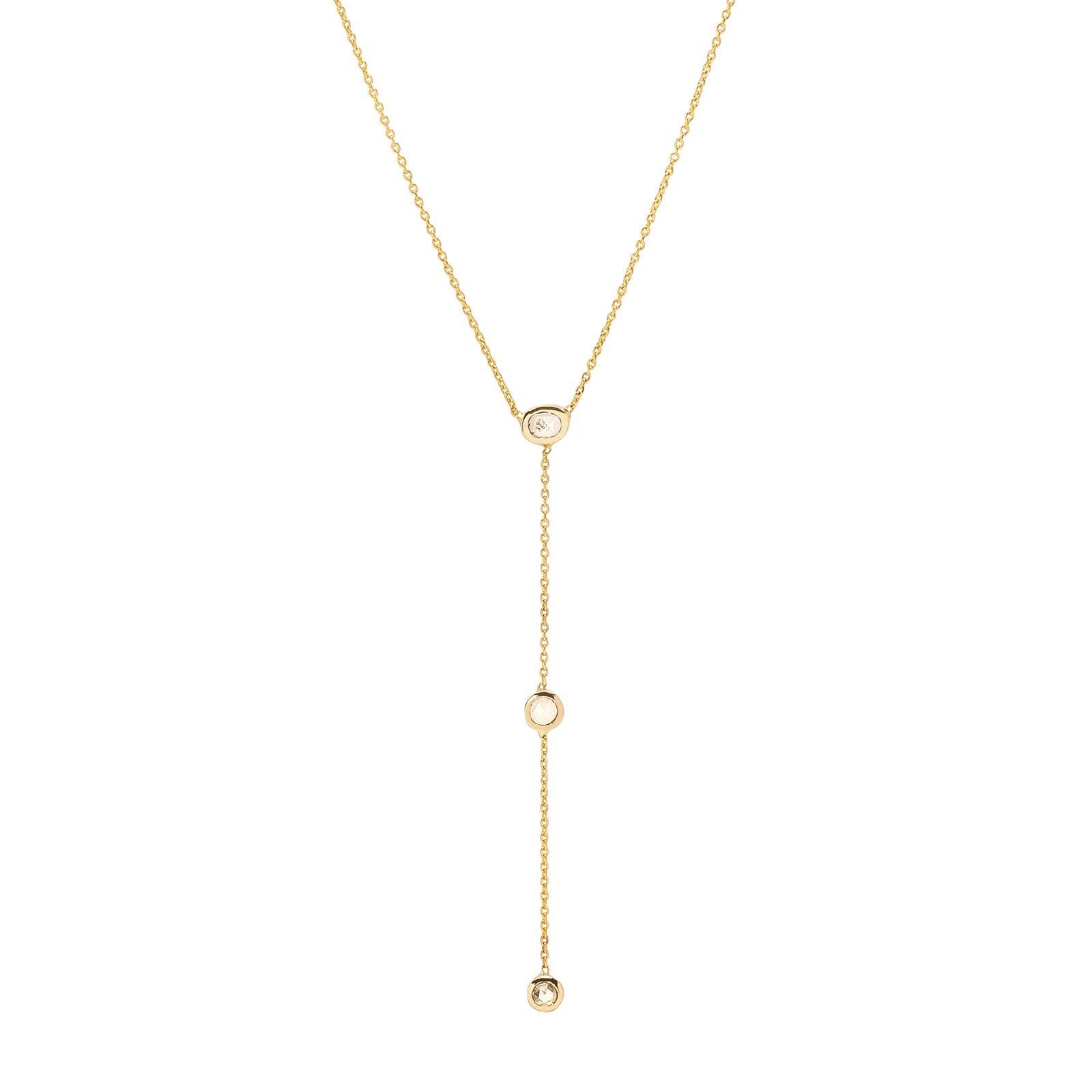 Xiao Wang Bridal Lariat Diamond Necklace - Necklaces - Broken English Jewelry