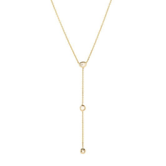 Bridal Lariat Diamond Necklace - Main Img
