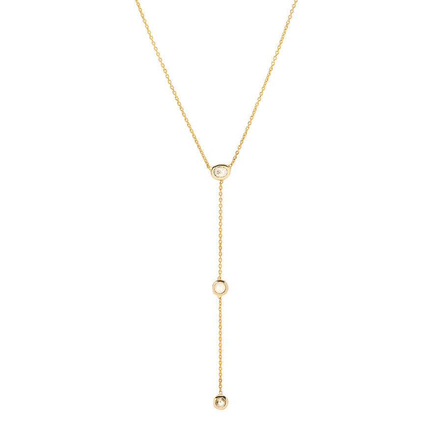 Xiao Wang Bridal Lariat Diamond Necklace - Necklaces - Broken English Jewelry