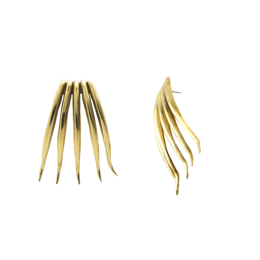Ariana Boussard-Reifel Tigre Earrings - Brass - Broken English Jewelry