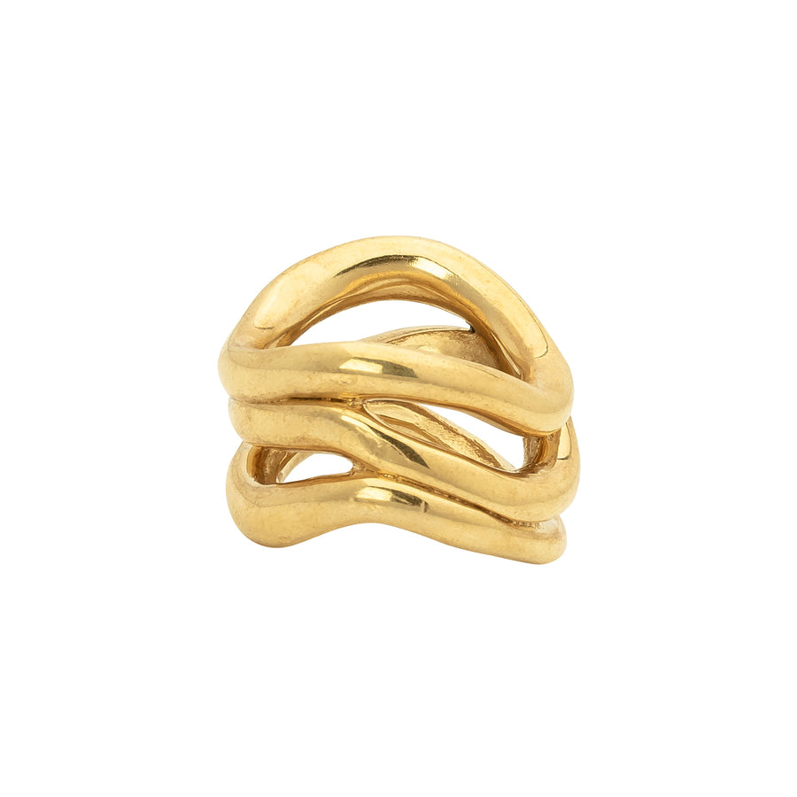 Ariana Boussard-Reifel Shishi Ring - Brass - Broken English Jewelry