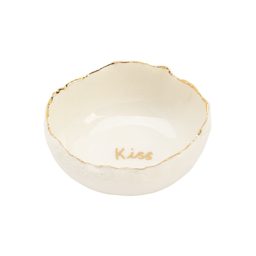 Loquet BE x Loquet x Heidi Bishop Ceramic Dish - "Kiss" - Home & Decor - Broken English Jewelry