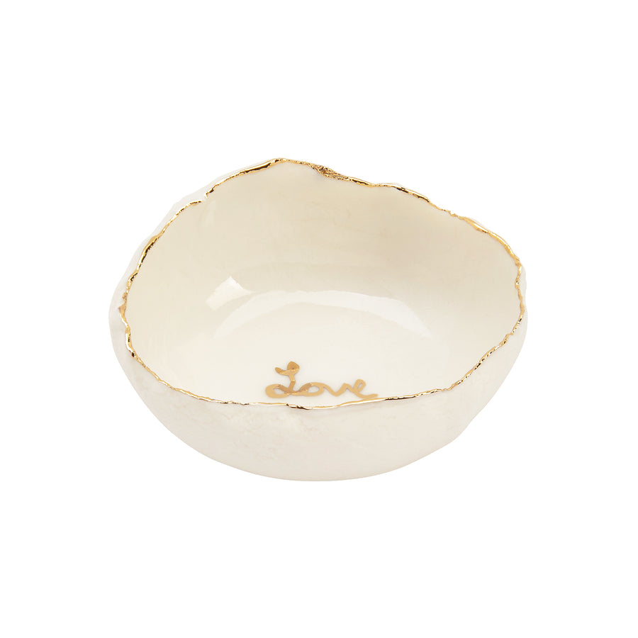 Loquet BE x Loquet x Heidi Bishop Ceramic Dish - "Love" - Home & Decor - Broken English Jewelry