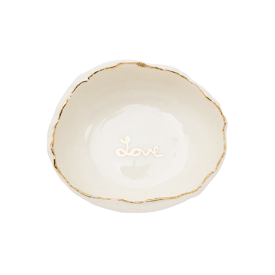 Loquet BE x Loquet x Heidi Bishop Ceramic Dish - "Love" - Home & Decor - Broken English Jewelry
